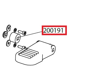 M&B 200191 Проставка педали вращения стола