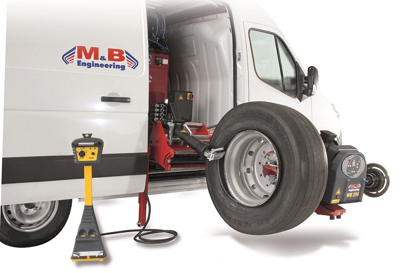 Грузовой мобильный шиномонтаж M&B DIDO Service Mobile 26MV + WB290