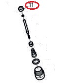 Dino Paoli D.01.13.0087 Втулка иглы клапана входа воздуха DP 3800 верхняя