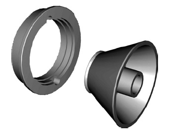 M&B 41FF86174 Комплект для коммерческого транспорта с центральным отверстием Ø 97-170 мм