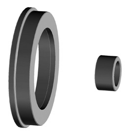 M&B 41FF53532 Распорный диск + втулка